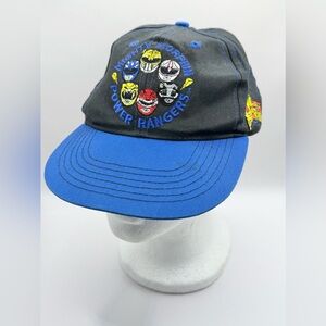 Vintage 1995 MIGHTY MORPHIN POWER RANGERS Hat Saban SnapBack Youth Size Cap 4-7x